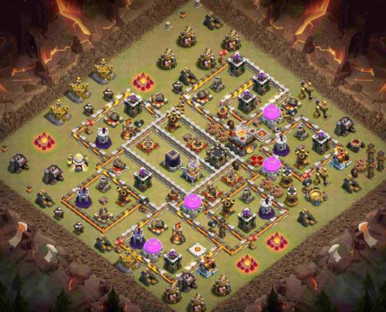Level 11 War Base Design Link