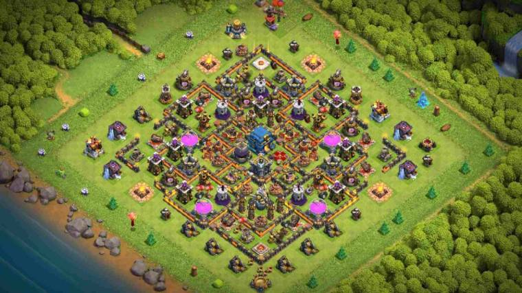 Level 12 Defense Layout For Loot