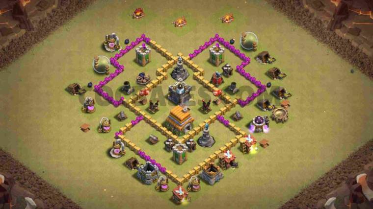 Level 6 Town Hall War Layout Link