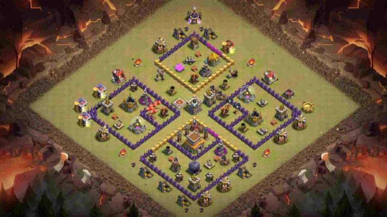 Level 8 Town Hall Layout Anti Everything