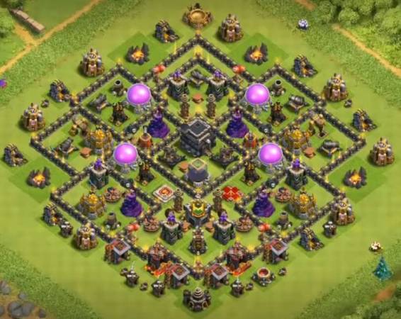 Level 9 Hybrid Base Design With Bomb Tower Link Download