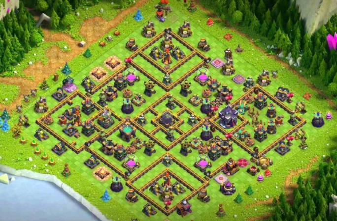 New TH15 Farming Base For Loot Protection