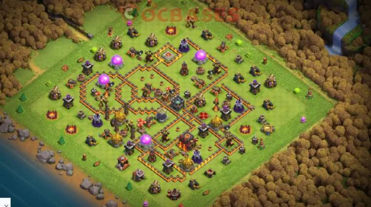 Best Town Hall 10 War Base Layout