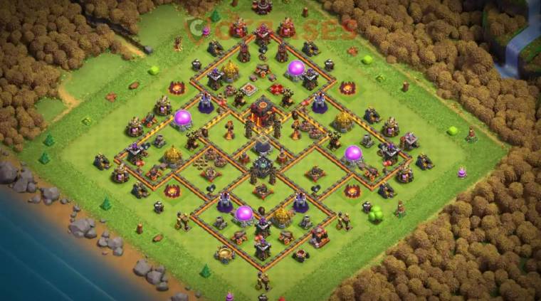 Town Hall 10 Base Design