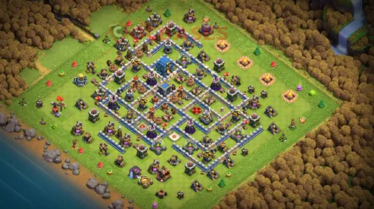 Town Hall 12 Base Layout