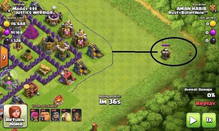 Take Down Defensive Units Outside