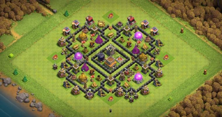 TH08 Trophy Base Layout