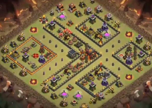 TH10 Base With Bomb Tower Link