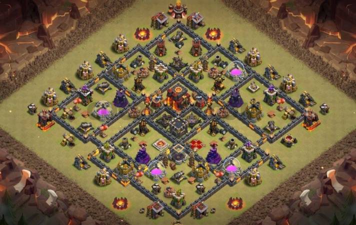 TH10 Hybrid Base Layout