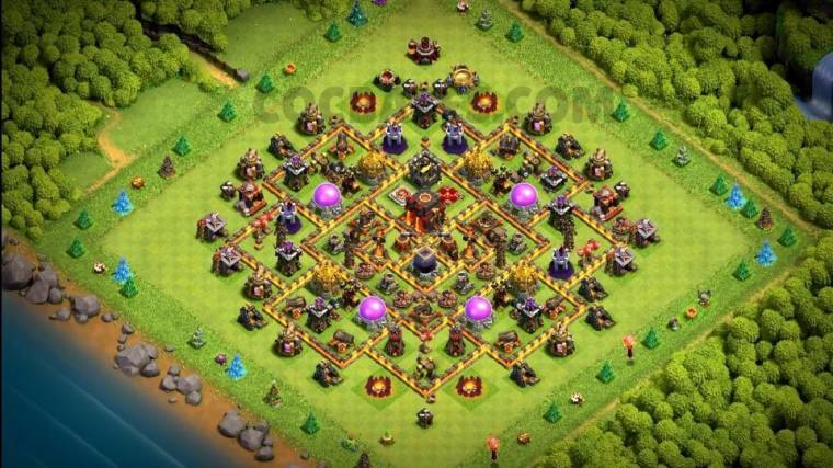 TH10 Trophy Base COC