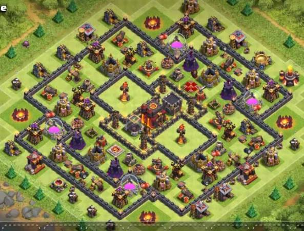 TH10 Trophy Push Base Layout For Titan, Champion League