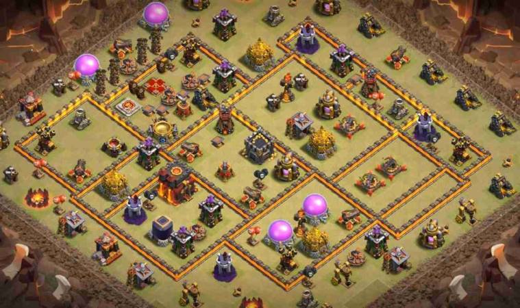 TH10 War Base Anti 2 Star
