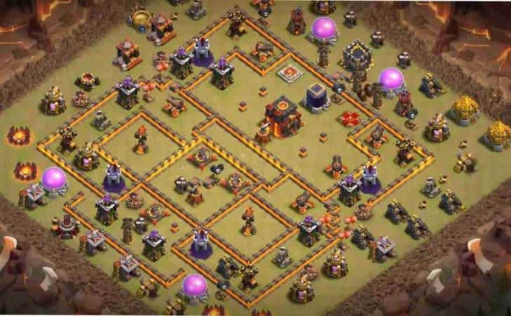 TH10 War Base Anti Bowler