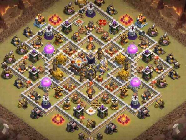 TH11 CWL War Base