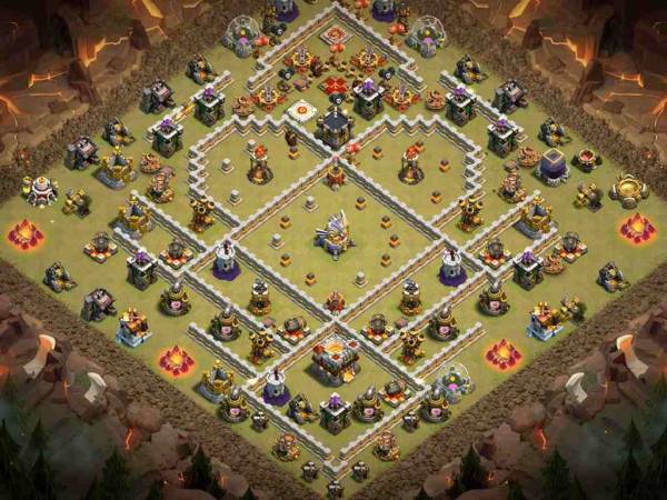 TH11 CWL War Base