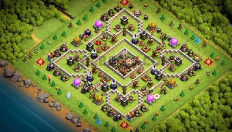 TH11 Trophy Layout Link Anti 3 Stars