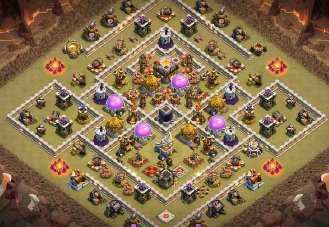 TH11 War Base Clash