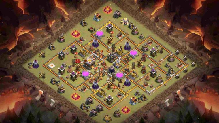 TH11 War Base Layout