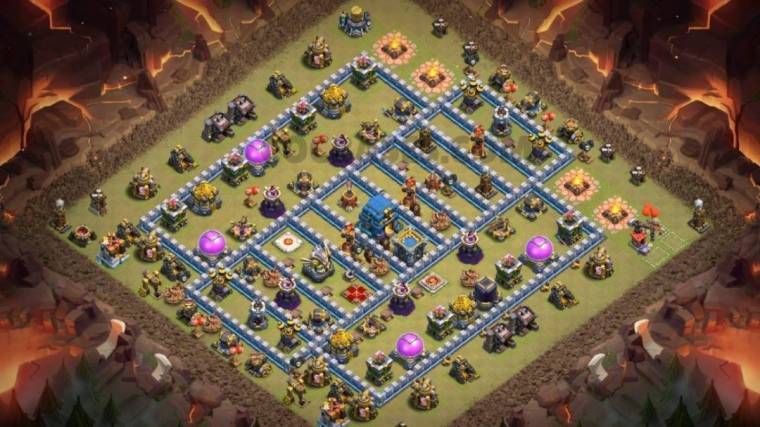 TH12 Hybrid Layout Link Anti 3 Stars