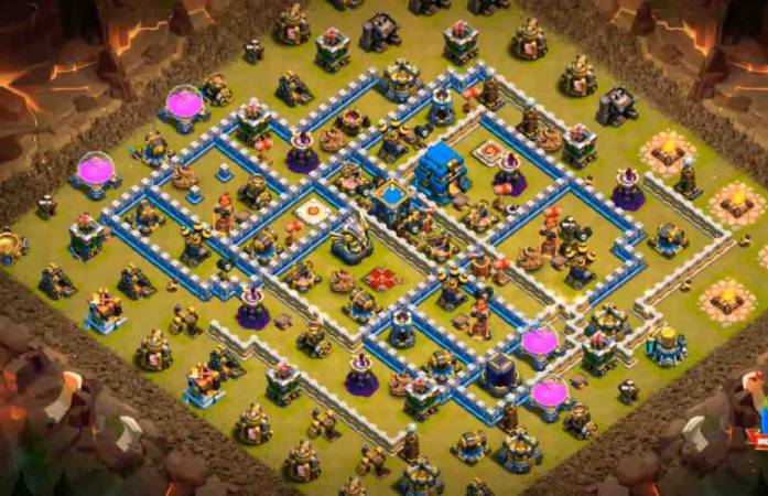 TH12 War Base Anti 2 Star