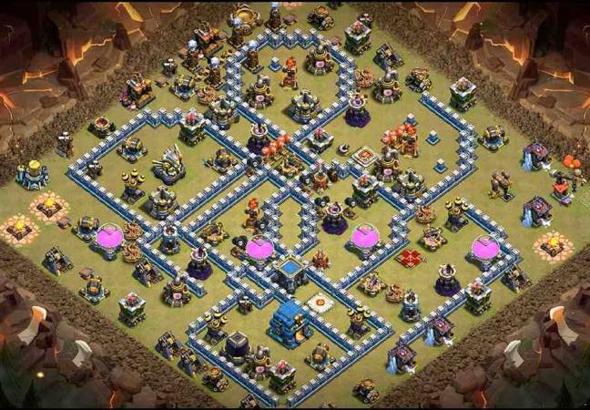 TH12 War Base Anti 2 Star