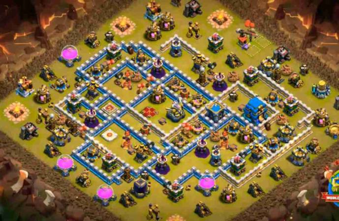 TH12 War Base Anti 2 Star