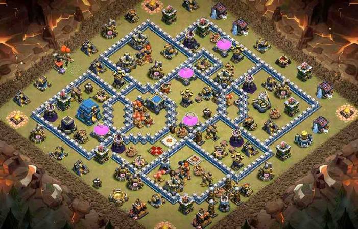 TH12 War Base Anti 3 Star Link