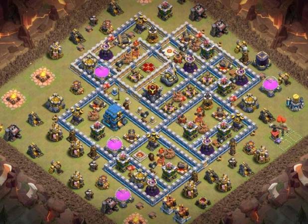 TH12 War Base Layouts Anti Everything Link