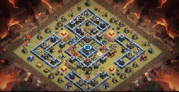 TH13 Trophy Layout Link Anti 3 Stars