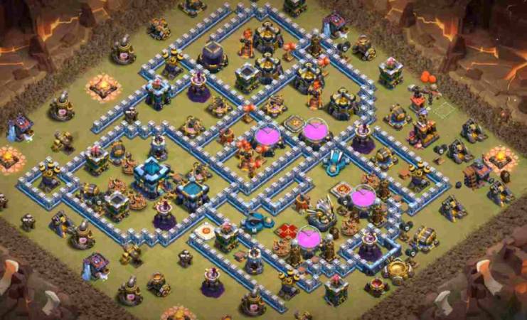 TH13 War Base Anti 2 Star Link