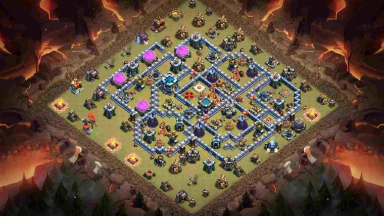 TH13 War Base Layout