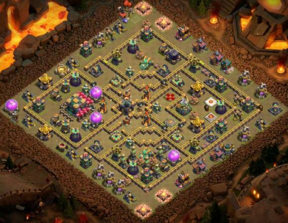 TH14 War Base Anti 2 Star