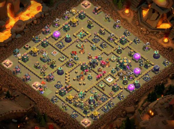 TH14 War Base Anti Loot