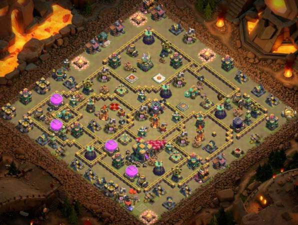 TH14 War Base Layout Anti 3 Stars