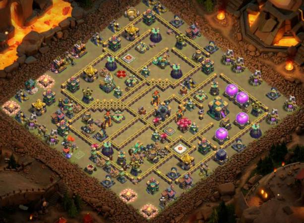 TH14 War Base Link Anti 2 Stars