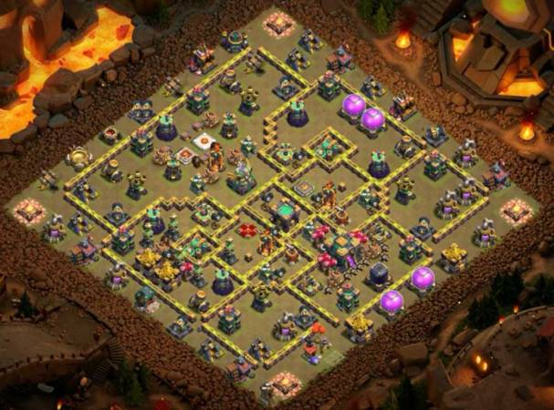 TH14 War Base Link Anti 2 Stars