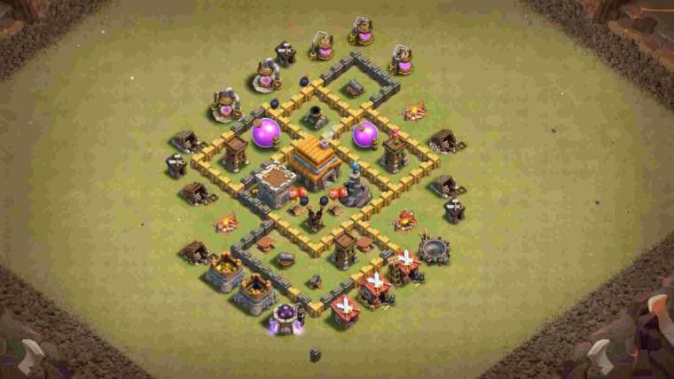 TH5 War Base Clash Of Clans