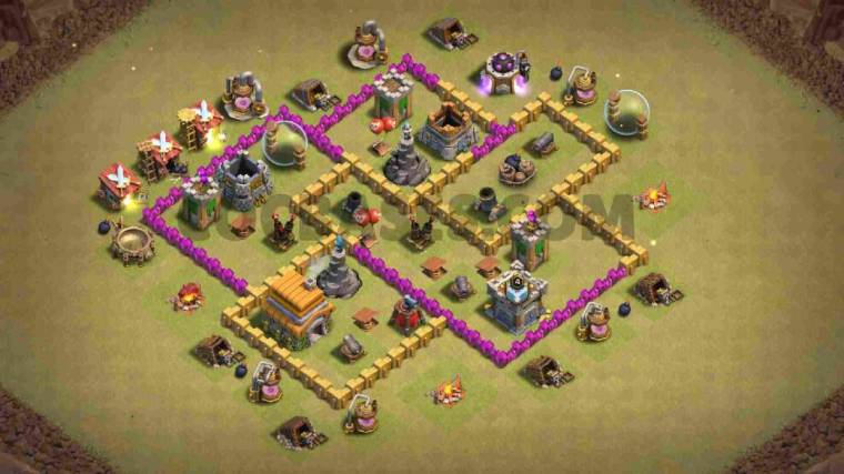 TH6 Clan War Base Link