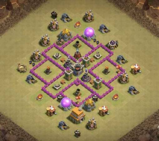 TH6 CWL War Base