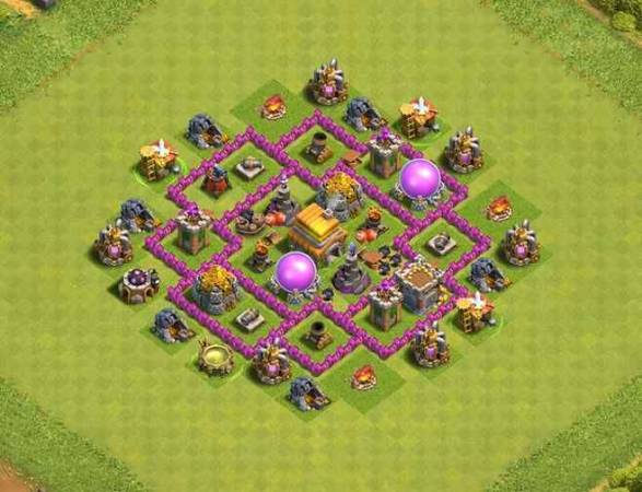 TH6 War Base Link Clash
