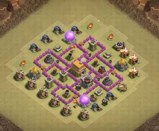 TH6 War Base Link Clash