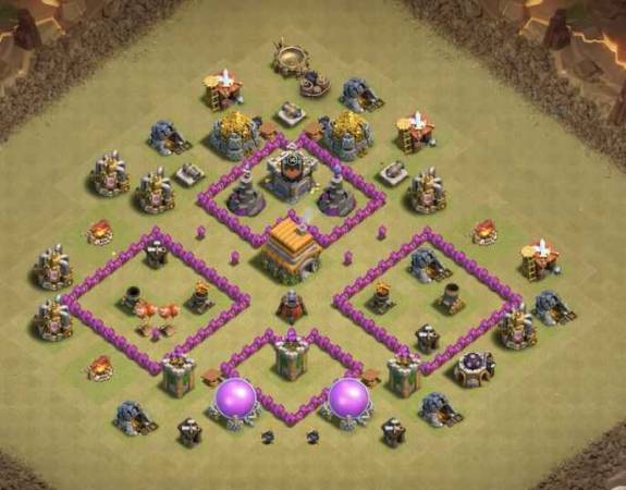 TH6 War Base Link COC