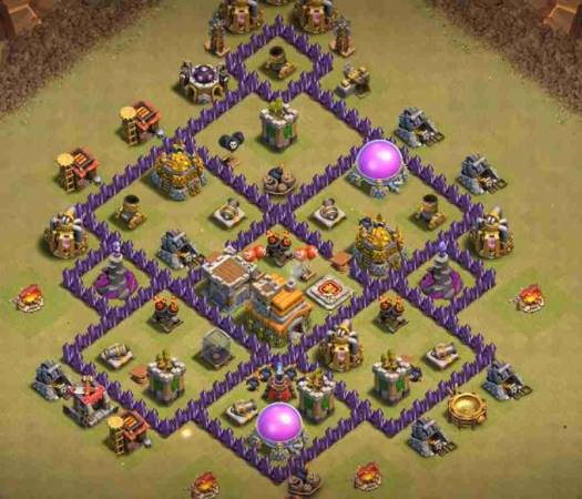 TH7 CWL War Base
