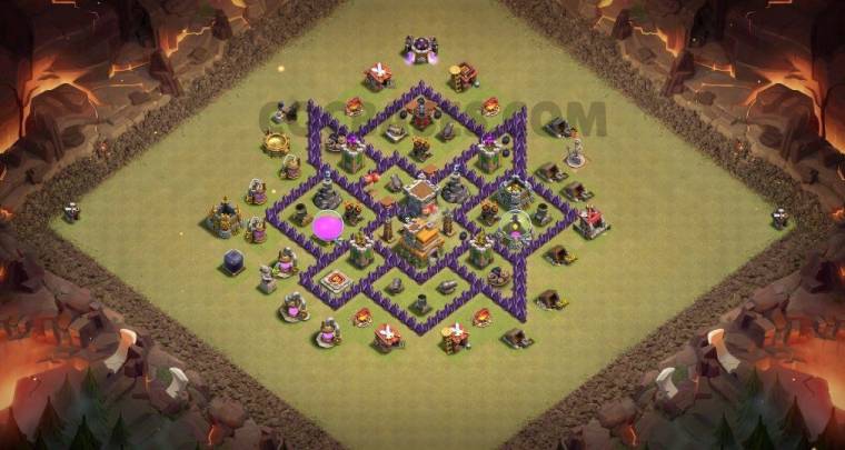 TH7 War Base Layout