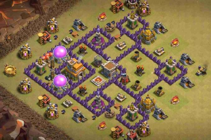 TH7 War Base Link Clash