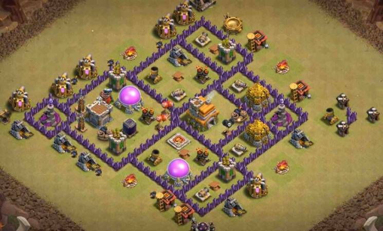 TH7 War Base Link