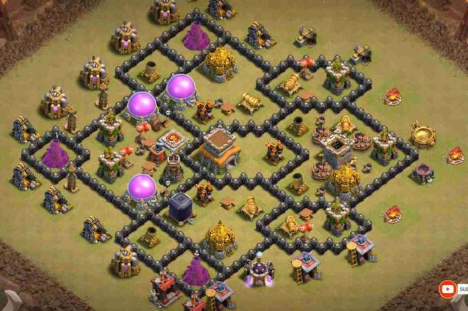 TH8 Best War Base Copy Link