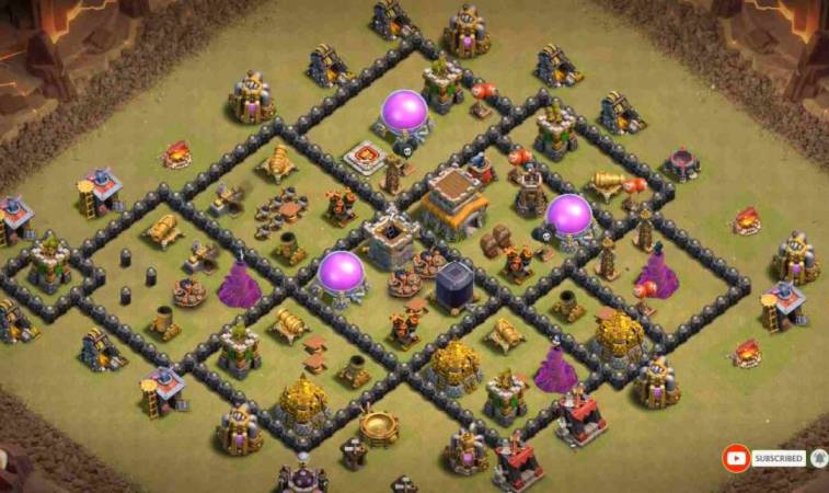 TH8 CWL War Base