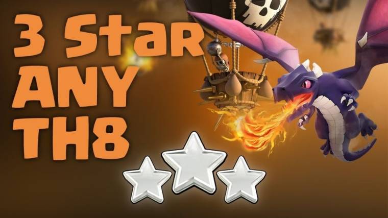 TH8 Dragon Attack Strategy For 3 Stars
