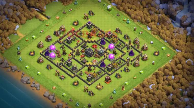 TH9 Best War Base Copy Link